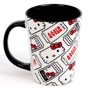 Universal Studios Hello Kitty Movie Ticket Coffee Mug